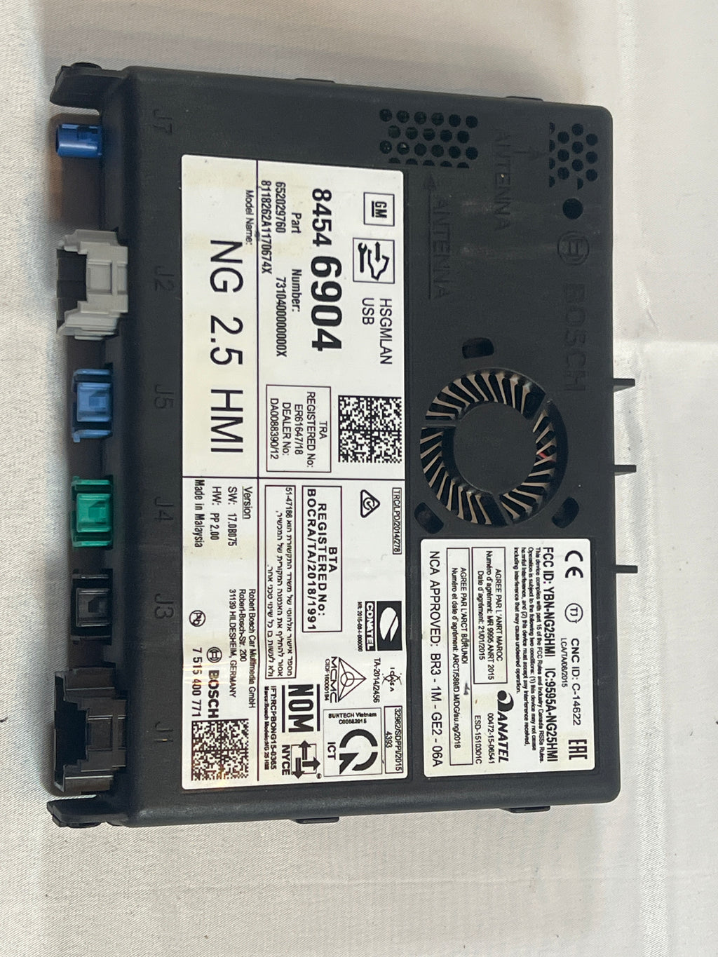2019 Chevy Tahoe Premier HMI INTERFACE CONTROL MODULE ECU ECM 84546904