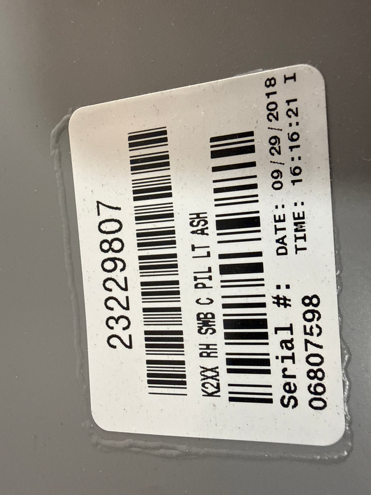 2019 Chevy Tahoe Premier Panel Assembly, Body Lock Pillar Upper Trim *Gray R 23229807, 23448338