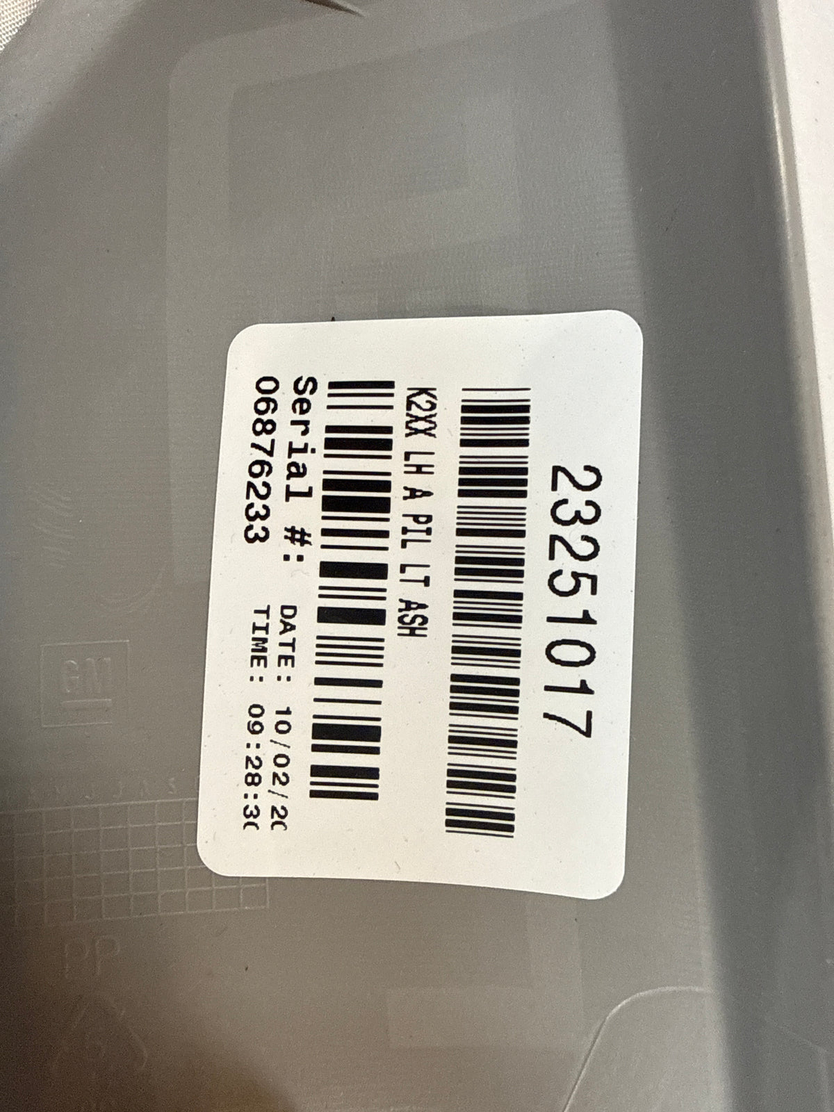 2019 Chevy Tahoe Premier Windshield Pillar LH Trim 23251017