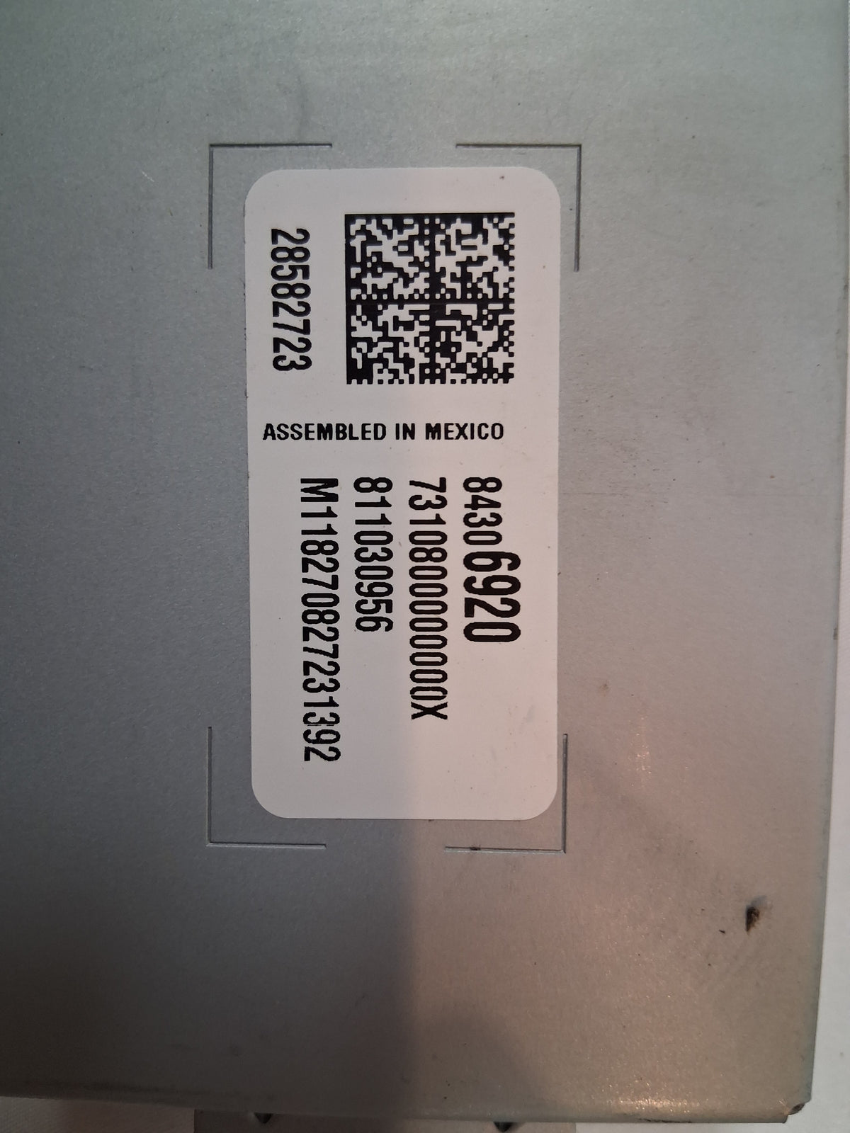 2019 Chevy Tahoe Premier Human Machine Interface Control Module Bypass Module HMI Computer Module 84306920