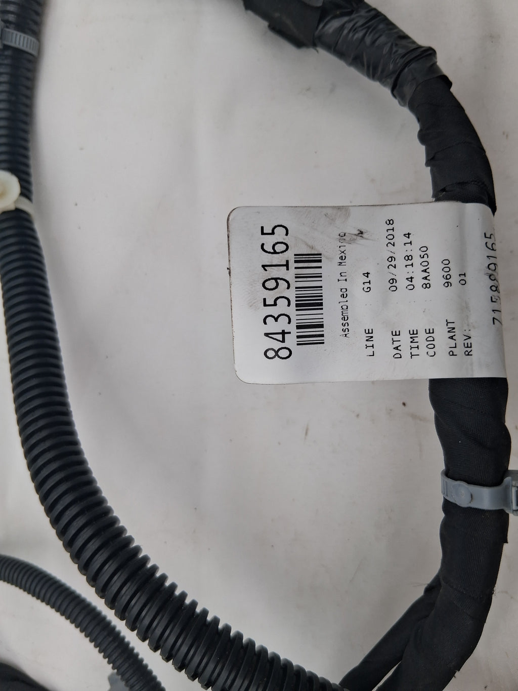 OEM 2019 Chevy Tahoe Premier Floor Console Wiring Harness