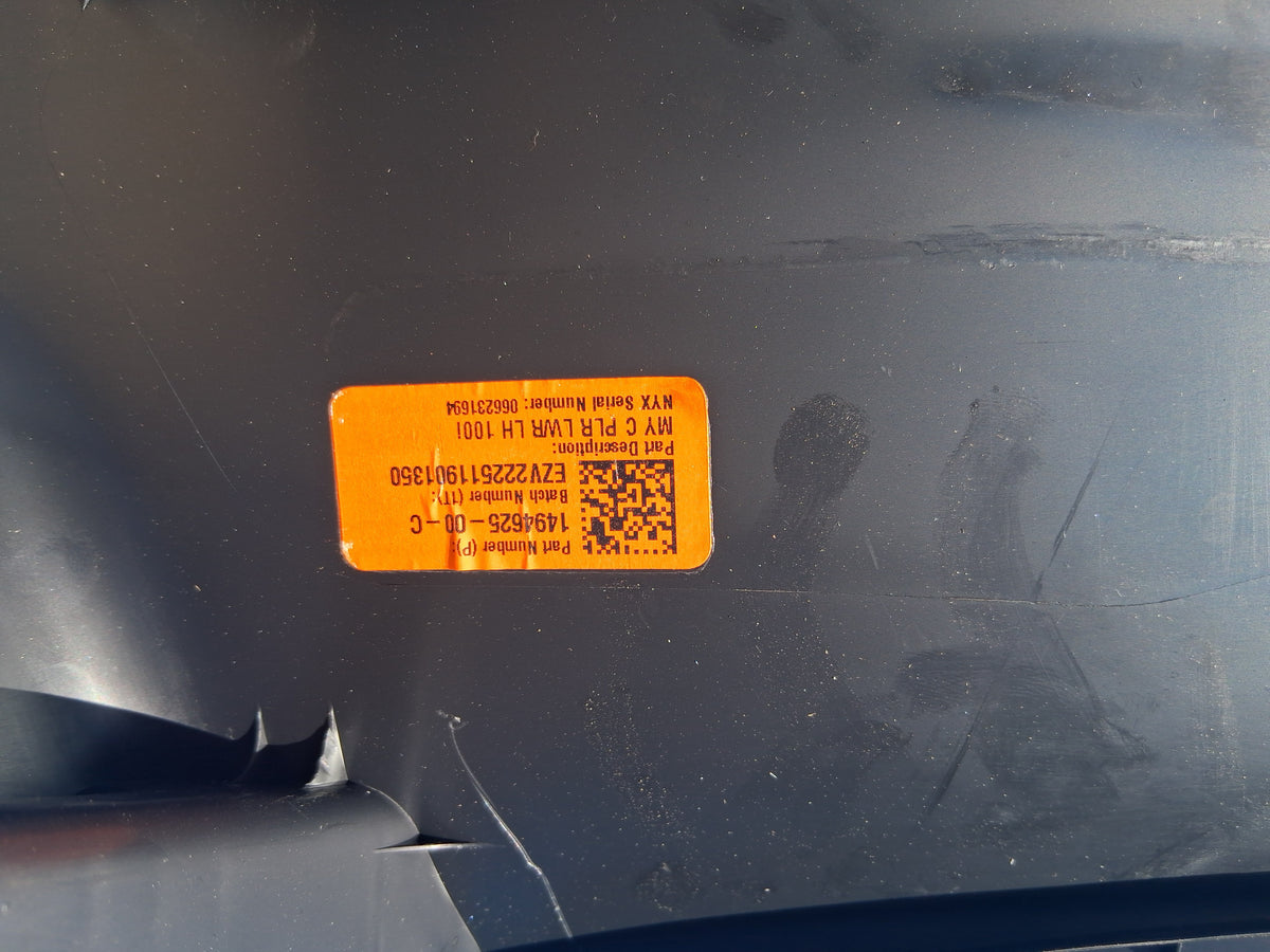 OEM 1494625-00-C 2022 Tesla Model Y Left C Pillar Lower Trim