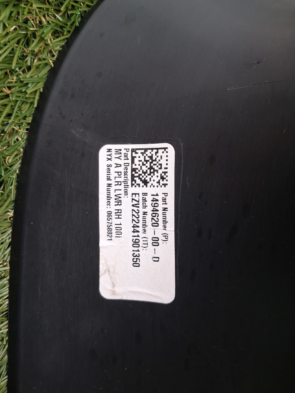 OEM 1494620-00-D 2022 Tesla Model Y Right A Pillar Lower Trim