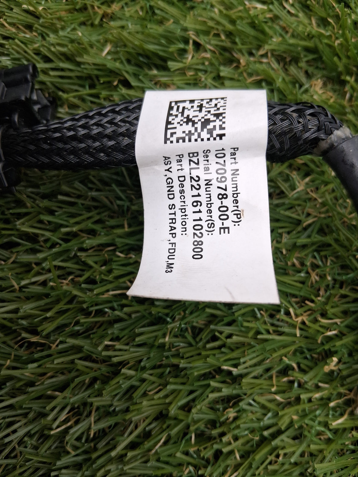 OEM 1070978-00-E 2022 Tesla Model Y Front Drive Unit Motor Ground Strap